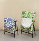 Makoto Kagoshima Fabric collaboration with Christopher Farr Cloth on Nendo designed chairs.